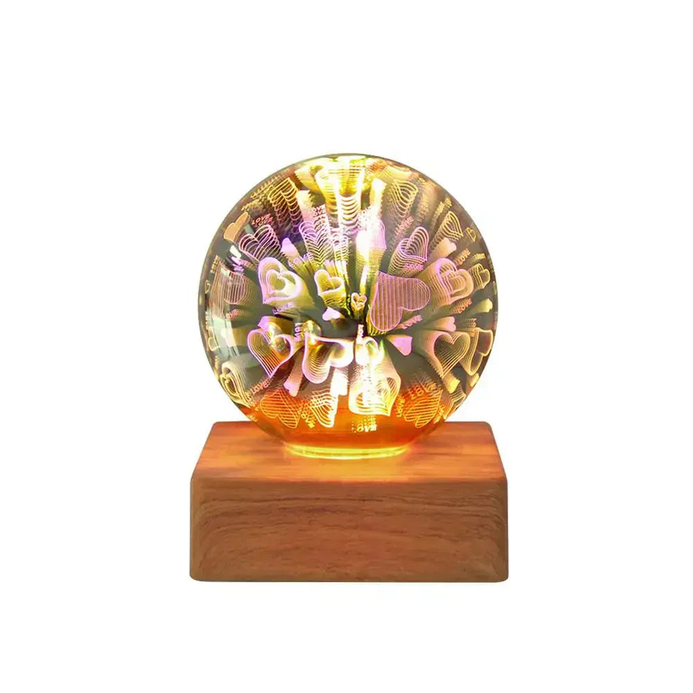 GlowSphere - Lampe boule de cristal magique USB