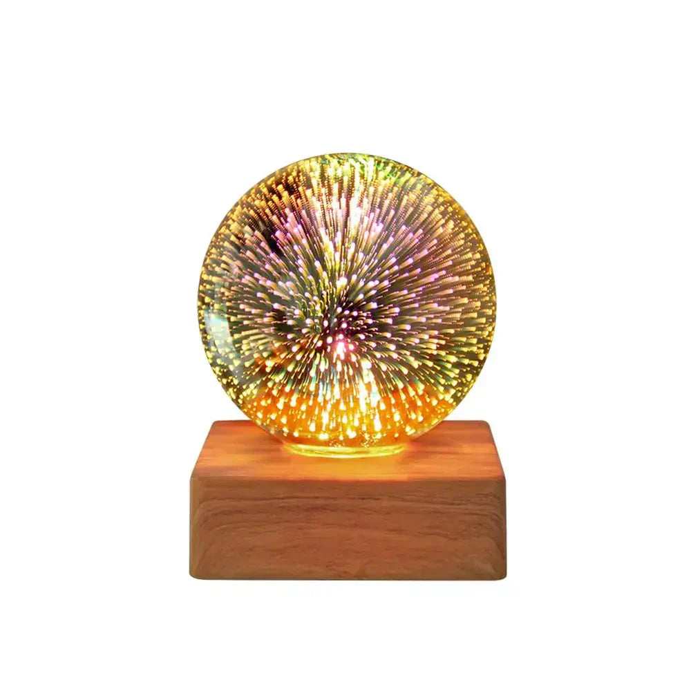 GlowSphere - Lampe boule de cristal magique USB