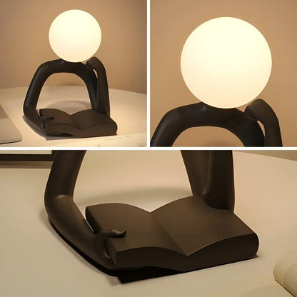 EvaGlow - Lampe de table abstraite de luxe