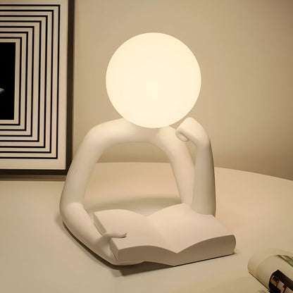 EvaGlow - Lampe de table abstraite de luxe