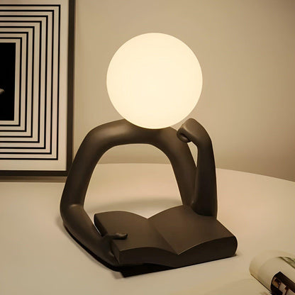 EvaGlow - Lampe de table abstraite de luxe